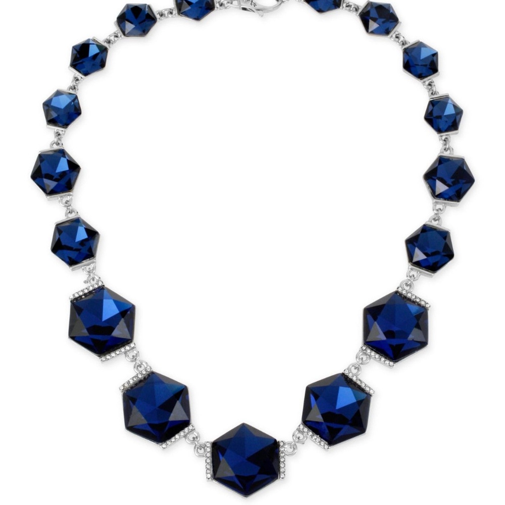 Kenneth Cole Faceted Stone Collar Necklace NWT $95